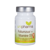 unipharma Foliumzuur + Vitamine D3